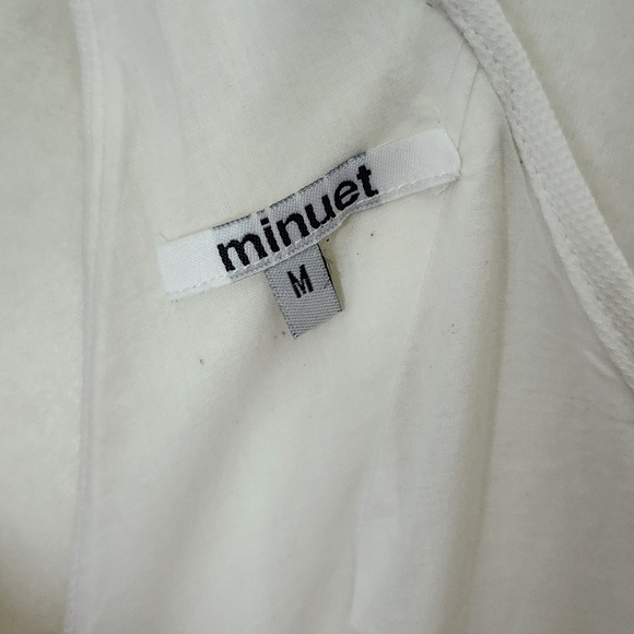 Minuet Bow Slit Mini Dress - Picture 7 of 7